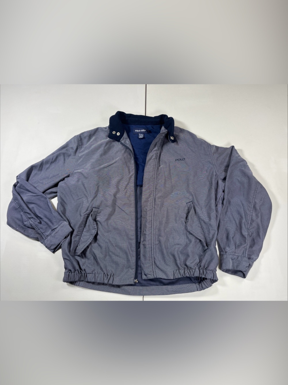 Vintage Ralph Lauren Polo Golf Sport Blue Pattern Jacket Men’s L